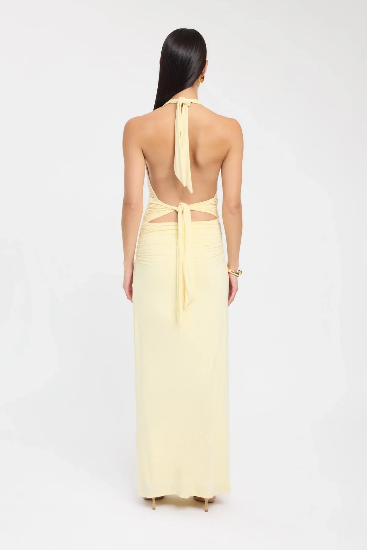 Neckholder-Maxikleid