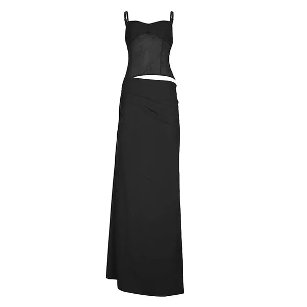 Robe longue Black Envy