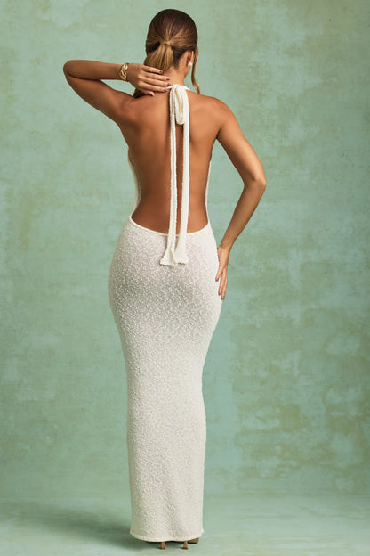Neckholder Maxikleid