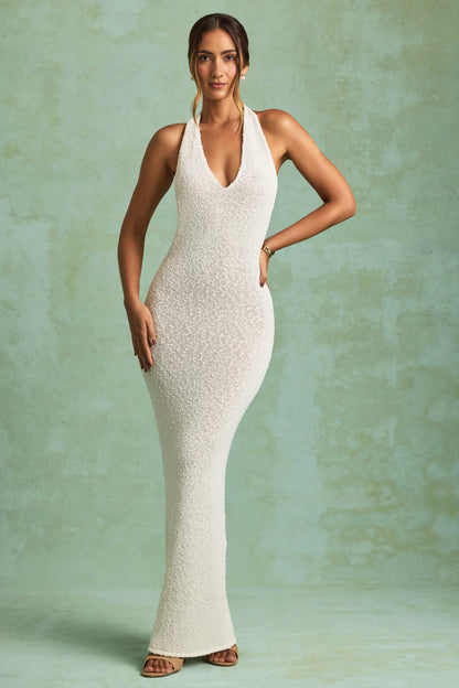 Neckholder Maxikleid