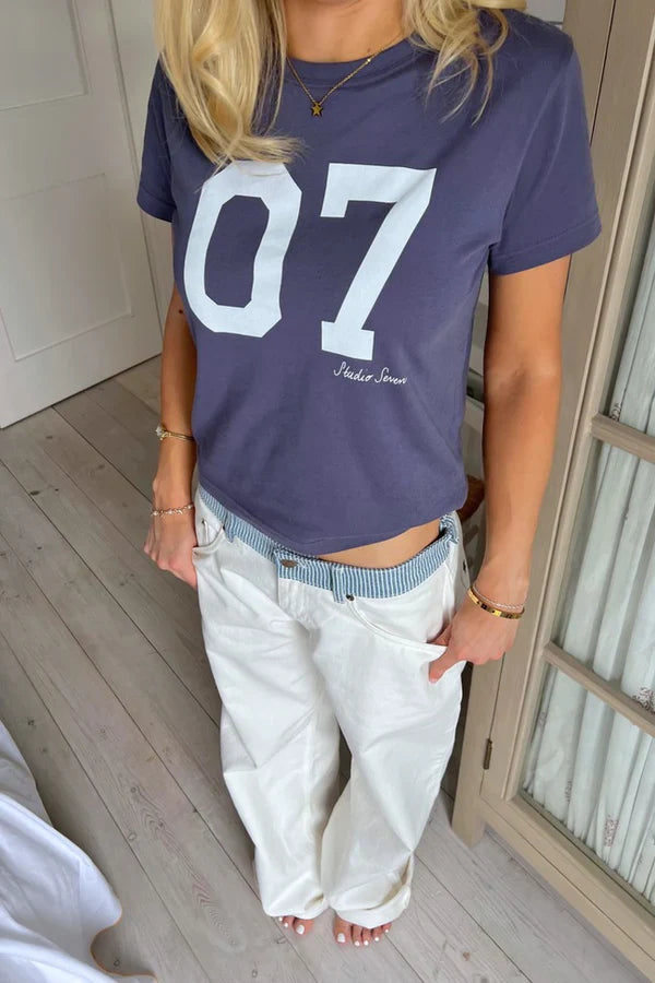Jeans blancs coupe large