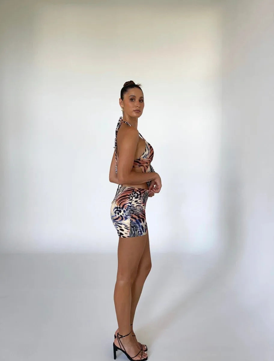 Robe Jungle Dorée