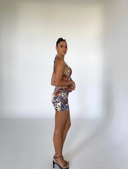 Robe Jungle Dorée