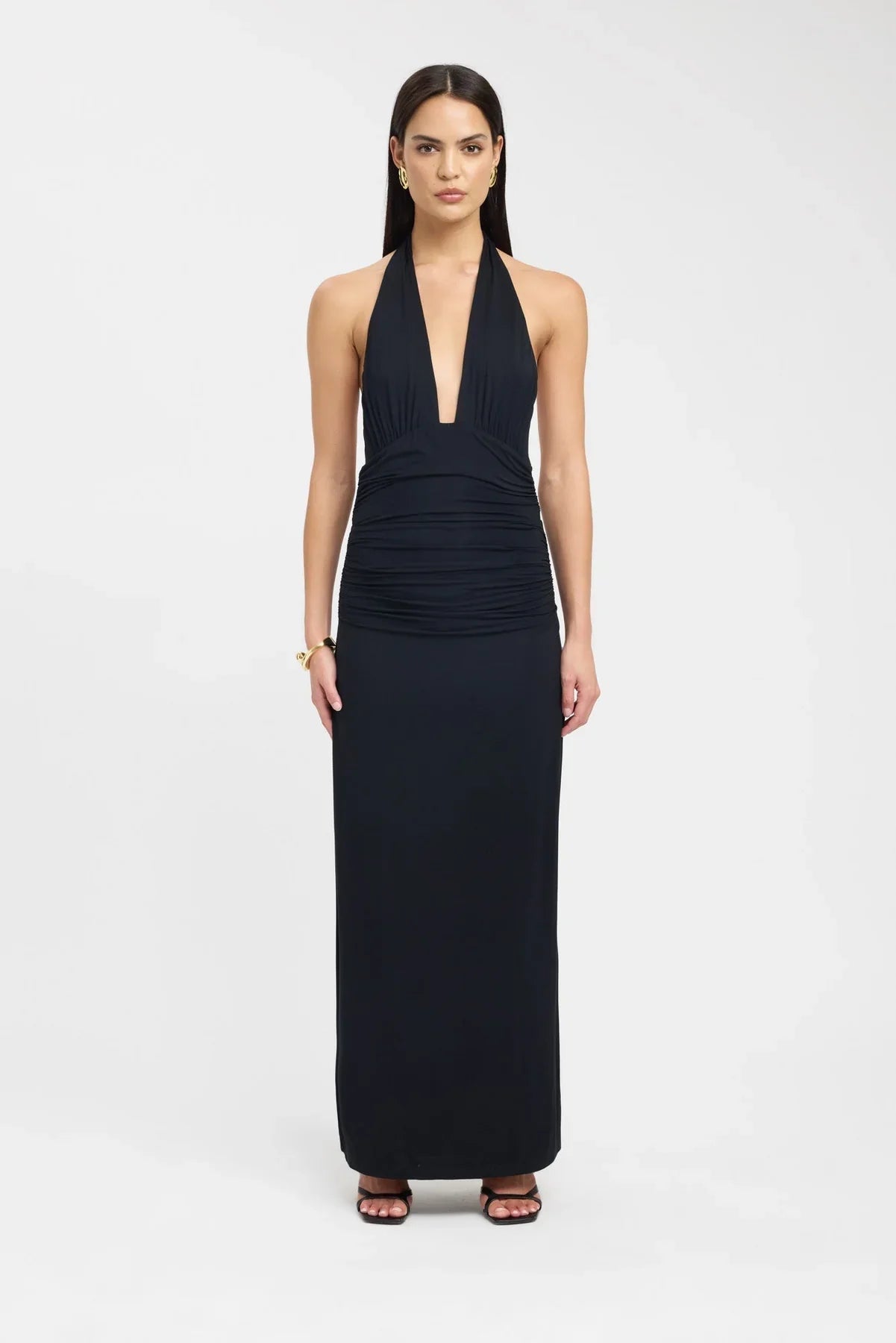 Neckholder-Maxikleid
