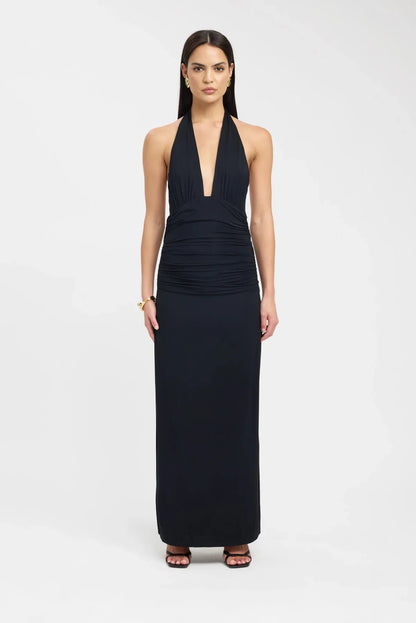 Neckholder-Maxikleid