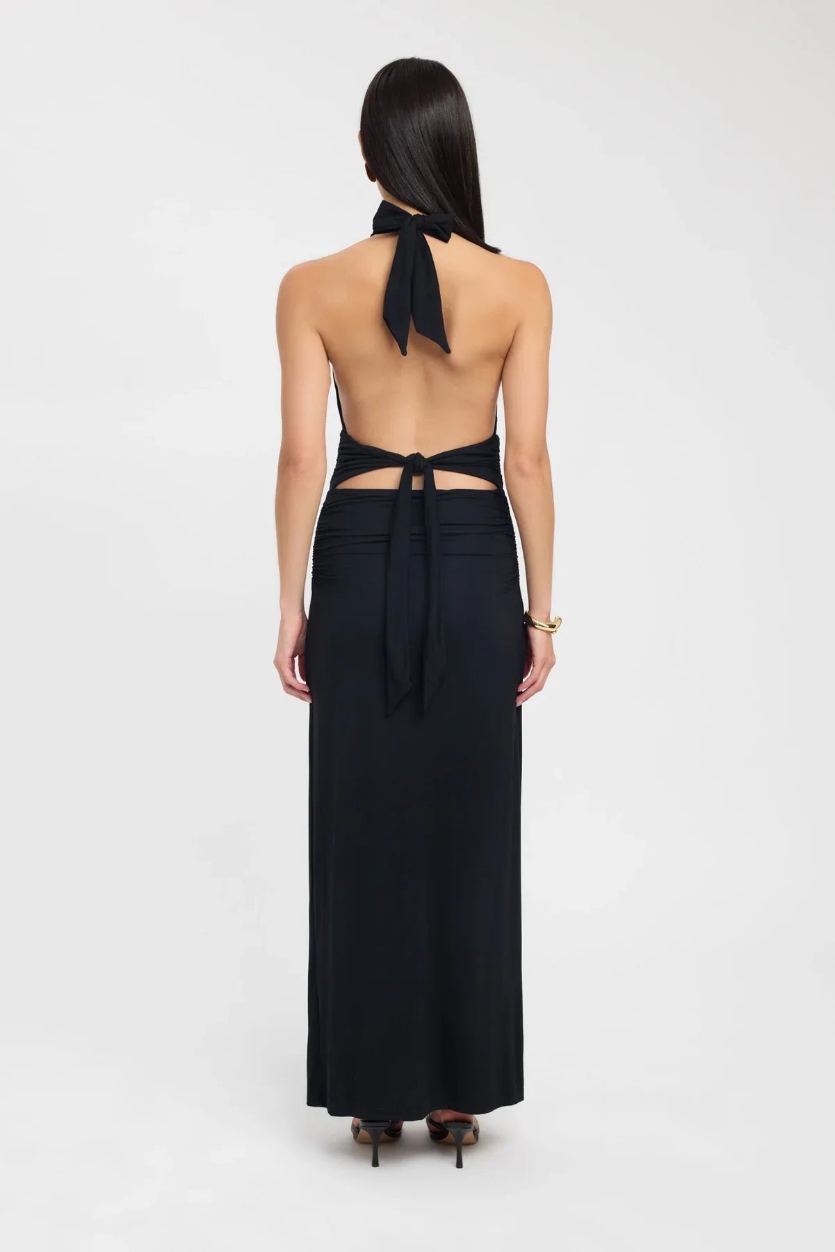 Neckholder-Maxikleid
