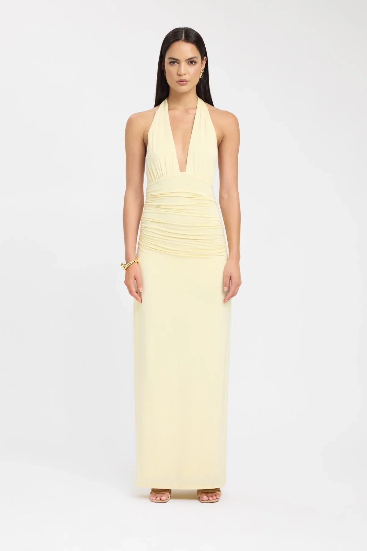 Neckholder-Maxikleid