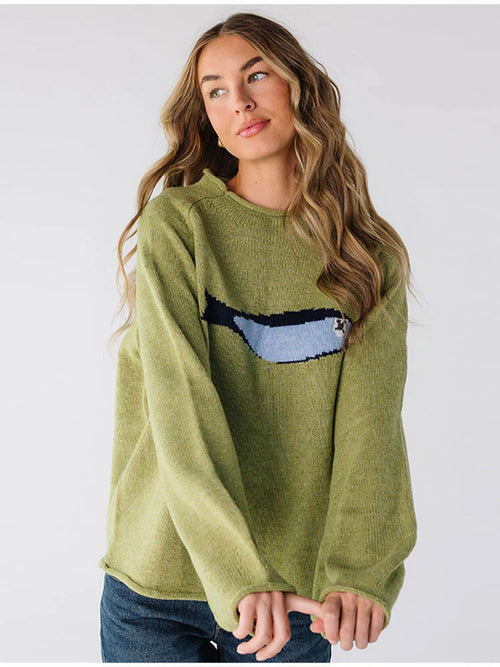 Olive Fisherman Pullover