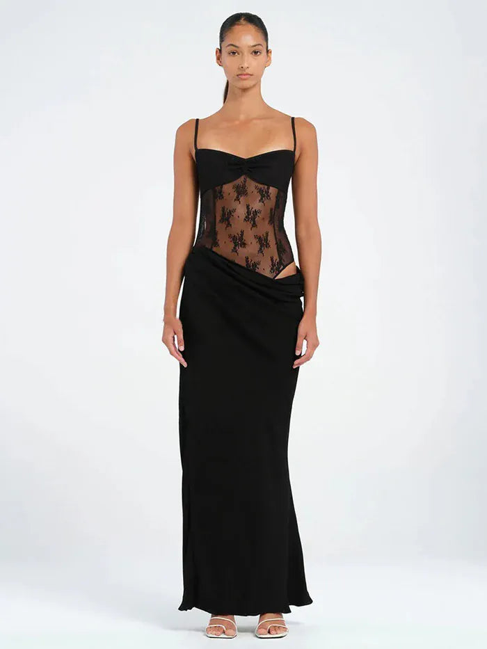 Robe longue Black Envy