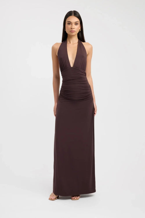 Neckholder-Maxikleid