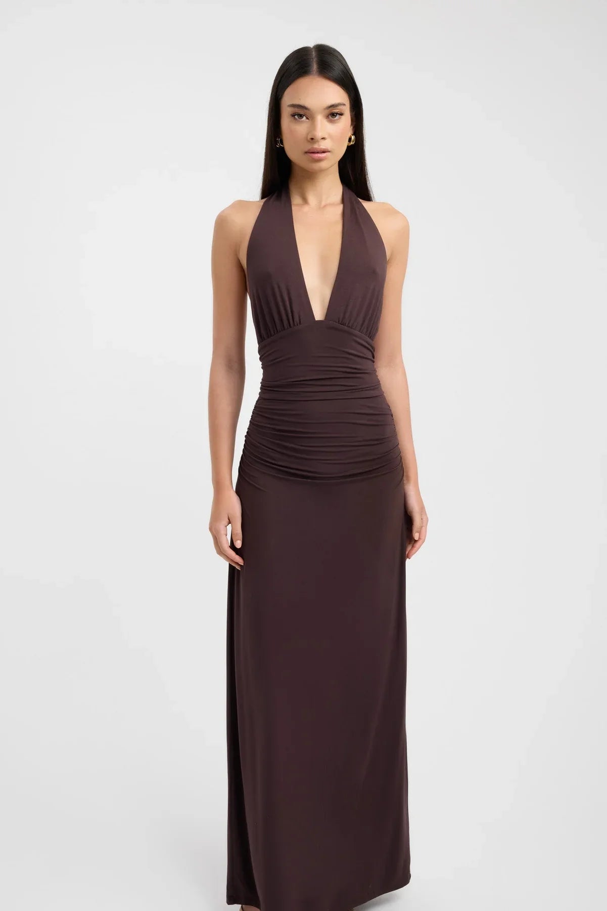 Neckholder-Maxikleid
