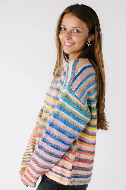 Regenbogen-Glücks-Pullover
