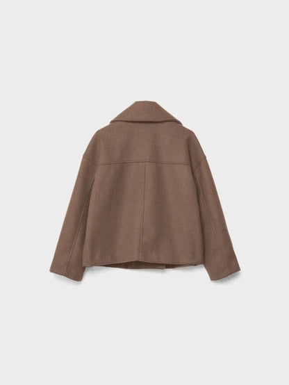 Kurze zweireihige Wolljacke