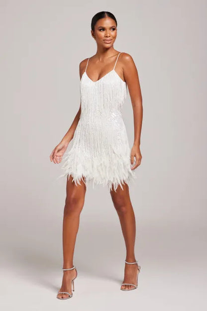 Fringed-Federkleid