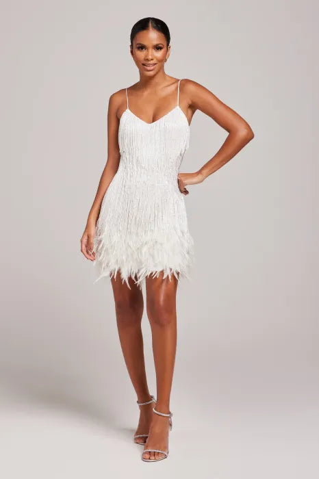 Fringed-Federkleid
