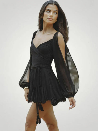 Elegantes Langarmkleid